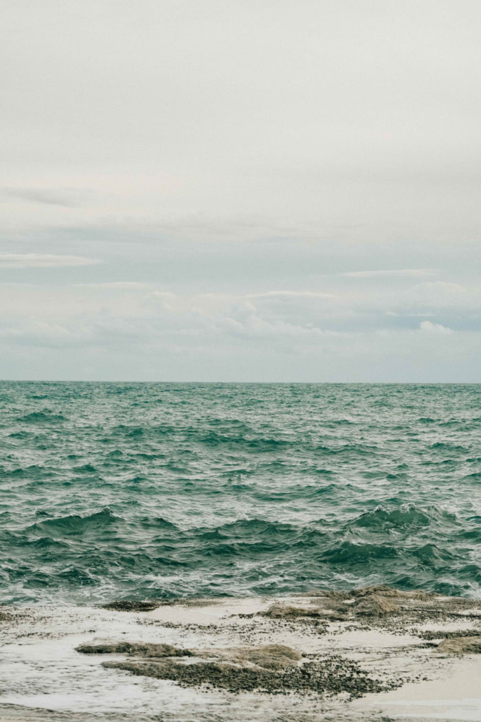 Travel photography in Amalfi, Italy, horizon line