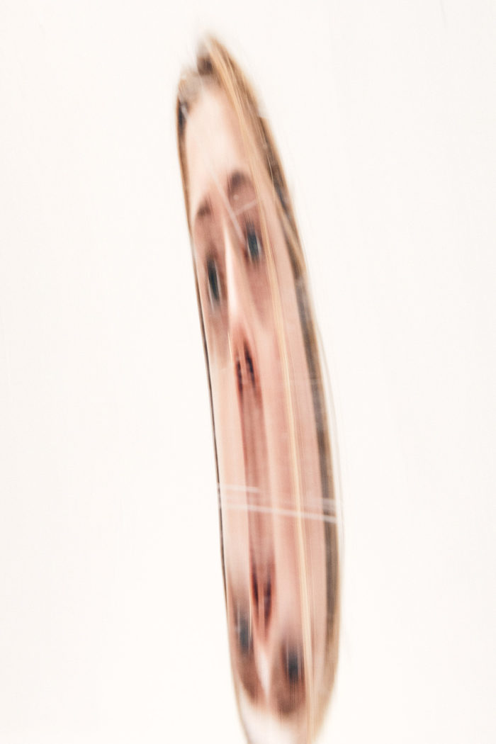 Jules Slutsky, fine art project, abstract self portrait