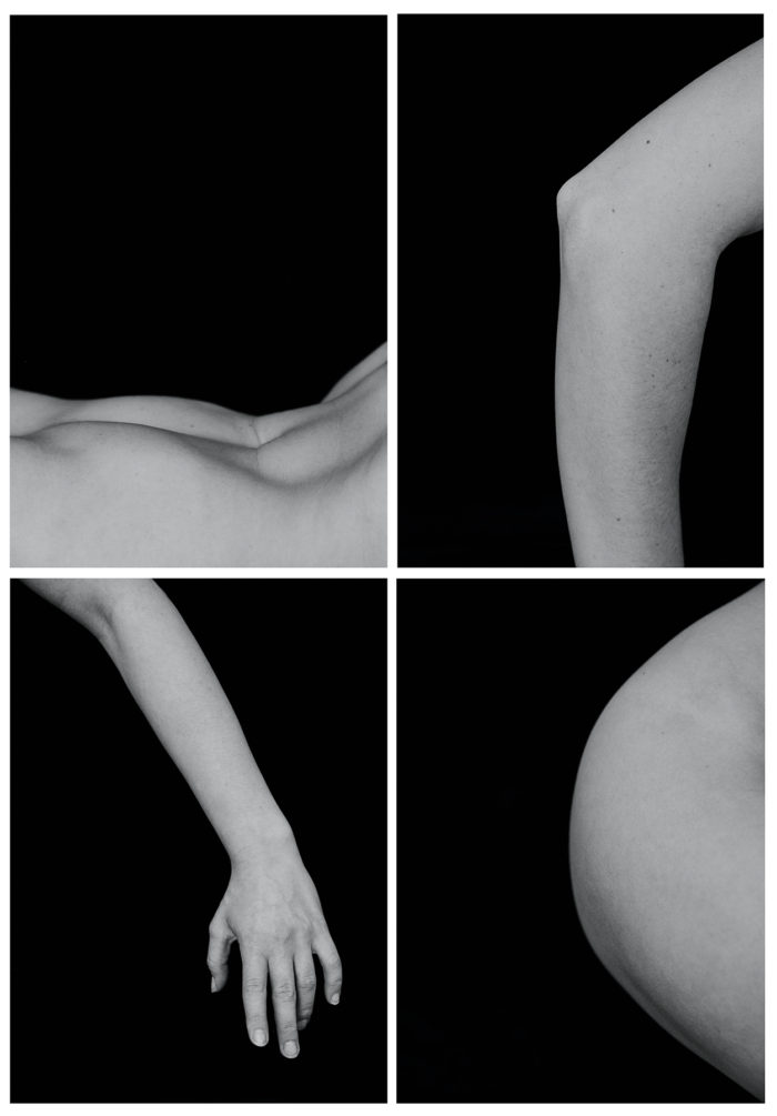 Jules Slutsky, fine art project, collage of body parts