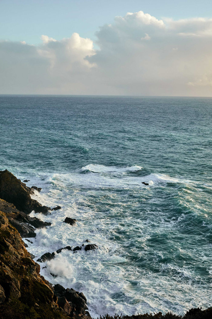 Travel photography by Jules Slutsky, Guernsey, Channel Islands, ocean view on cliff