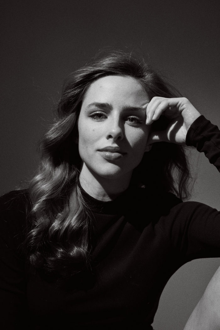 Portrait of dancer in studio