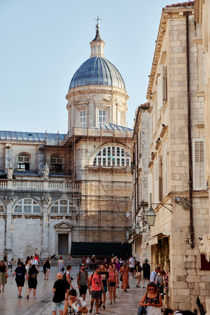 Travel photography by Jules Slutsky, view of the city of Dubrovnic in Croatia.