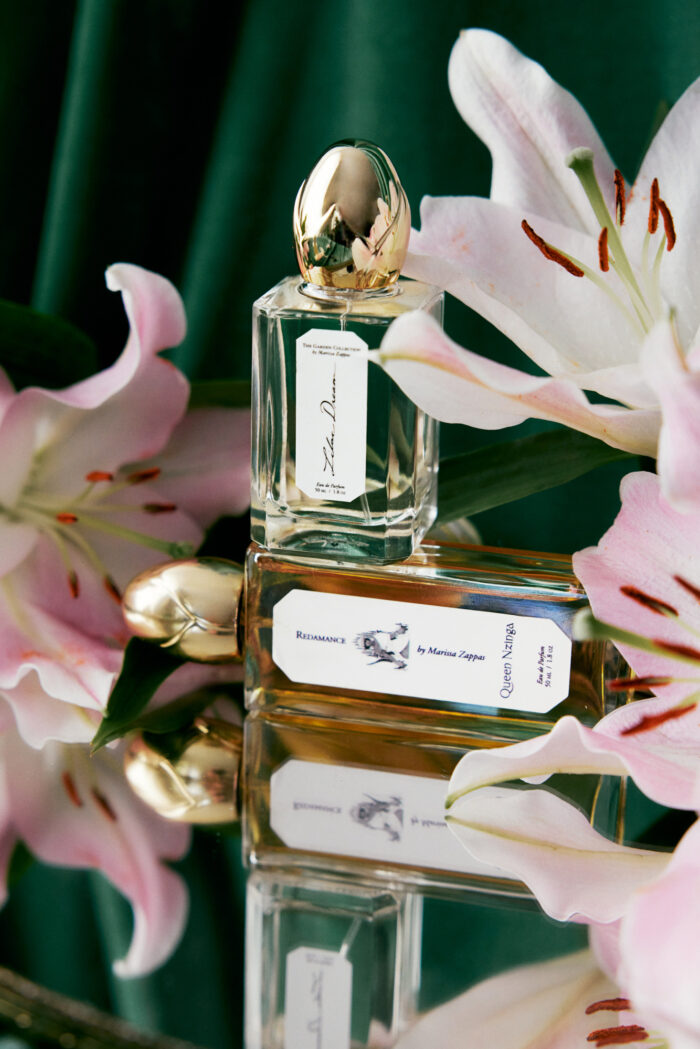 Product still-life of perfume by Marissa Zappas